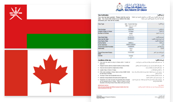oman visa for canadian passport holders